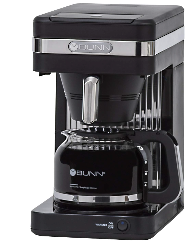 Bunn 10-Cup Home Coffee Maker, Speed Brew Elite, Black (CSB2B)