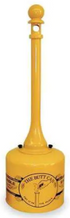Eagle Cigarette Receptacle / Butt Can, 5 Gallon, Yellow