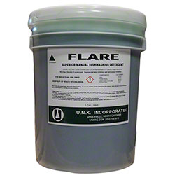 UNX Flare Manual Dishwashing Detergent, 5 Gallon Pail