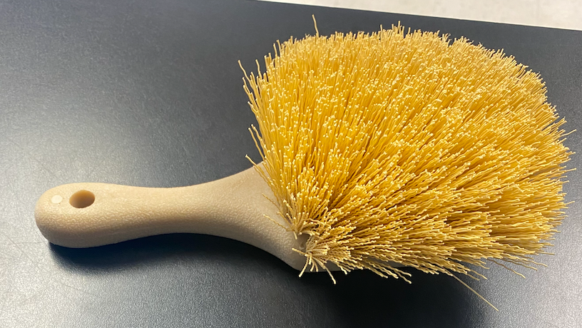 Hoge Short Handled Utility Brush w/Synthetic Tampico Bristles