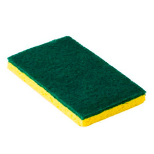 Performance Plus Medium Duty Cellulose Scrubbing Sponge, Green/Yellow - 20/CS (PGRE74)