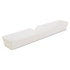 Paperboard Hot Dog Tray, 10.25", Footlong, White - 500/CS (0711)
