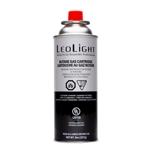 PICO LeoLight Butane Gas Cartridge, 8 oz. - 12/CS (BUT-12)