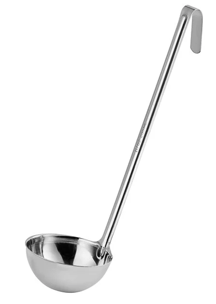Economy Ladle, Stainless Steel, One-Piece, 10 oz.