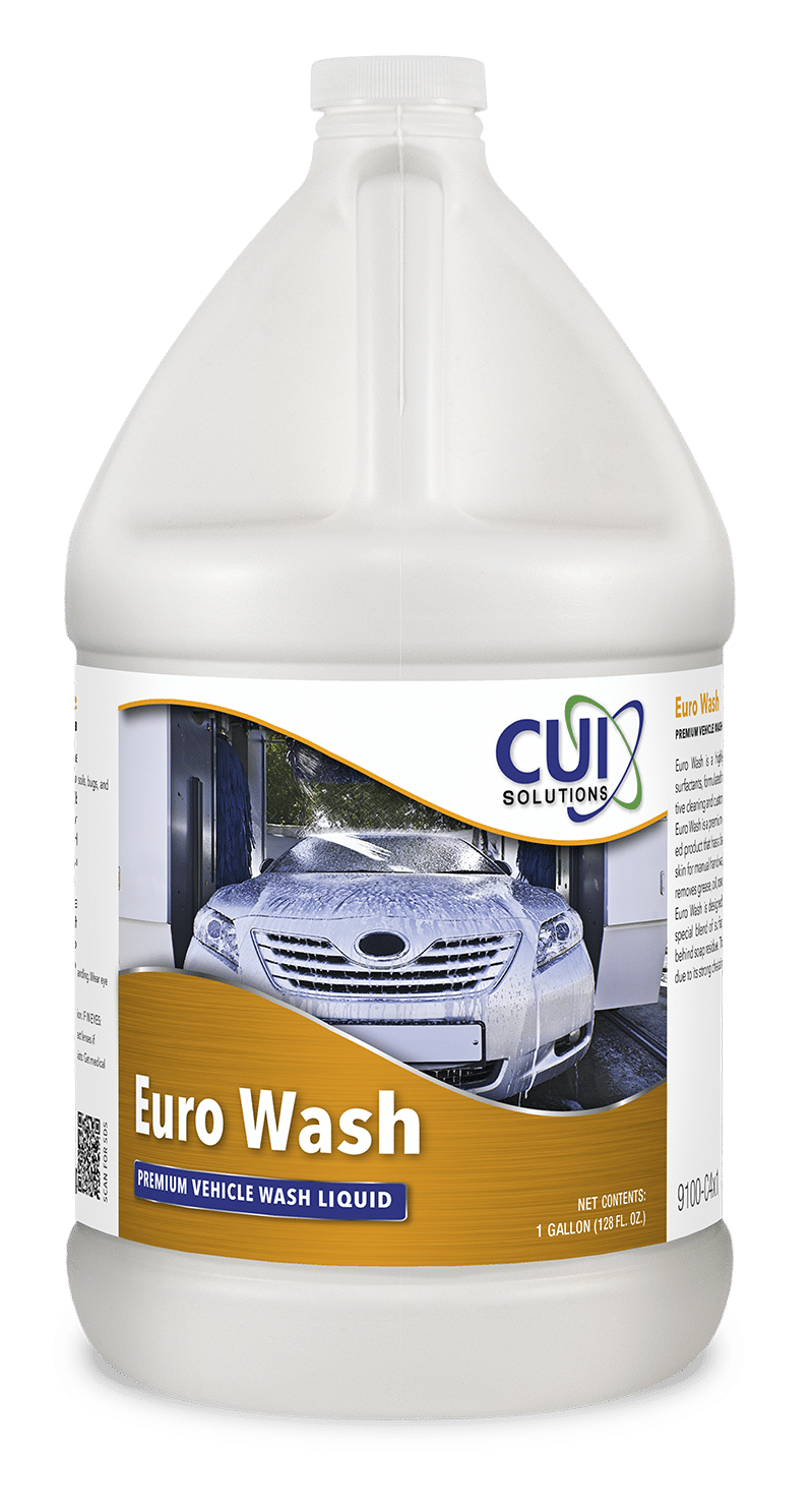 CUI Euro Wash Premium Vehicle Wash Liquid, 1 Gallon - 4/CS (9100)