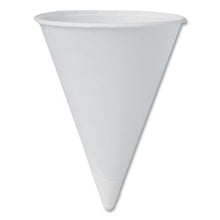 Load image into Gallery viewer, Solo Rolled Rim Paper Cone Cups, 4 oz. - 200ct. 25/CS (4R-2050)
