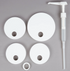 Condiment Pump Kit with Adjustable Pump & 5 Assorted Lids