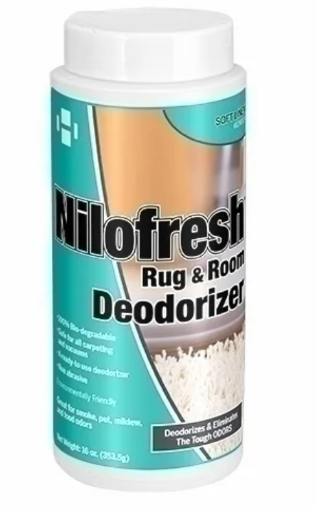 Nilofresh Carpet, Rug & Room Deodorizer, Soft Linen Scent, 16 oz. Powder - 12/CS (12NFSLN)