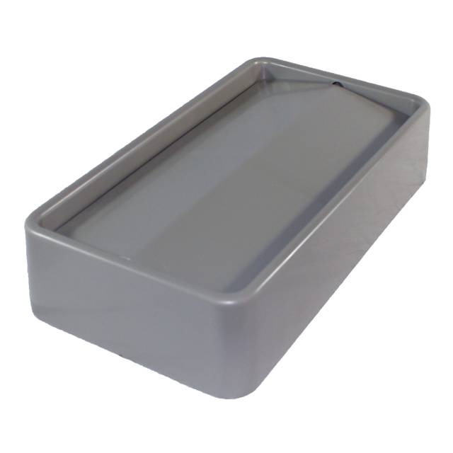 Impact Thin Bin Lid, 23 Gallon, Gray
