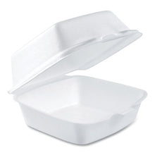Load image into Gallery viewer, Dart Hinged Lid Styrofoam Container, 5.38" x 5.5" x 2.88", White, 125ct. - 4/CS (50HT1)
