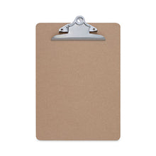 Load image into Gallery viewer, Hardboard Clipboard, 1.25&quot; Clip Capacity, Holds 8.5&quot; x 11&quot; Sheets, Brown (UNV40304)
