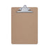 Hardboard Clipboard, 1.25" Clip Capacity, Holds 8.5" x 11" Sheets, Brown (UNV40304)