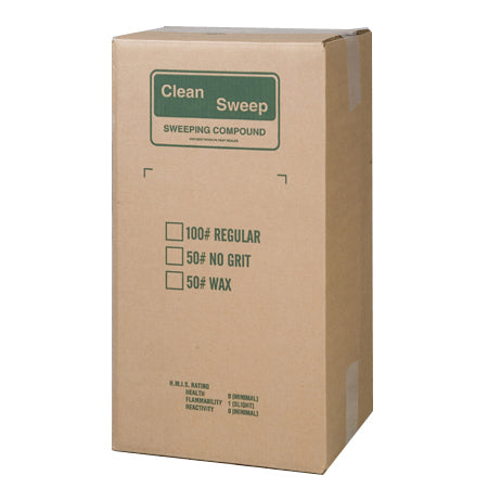 Sweeping Compound, Wax Based, 50lb. Box