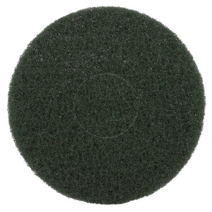 Floor Pad, 12", Green Scrubbing - 5/CS