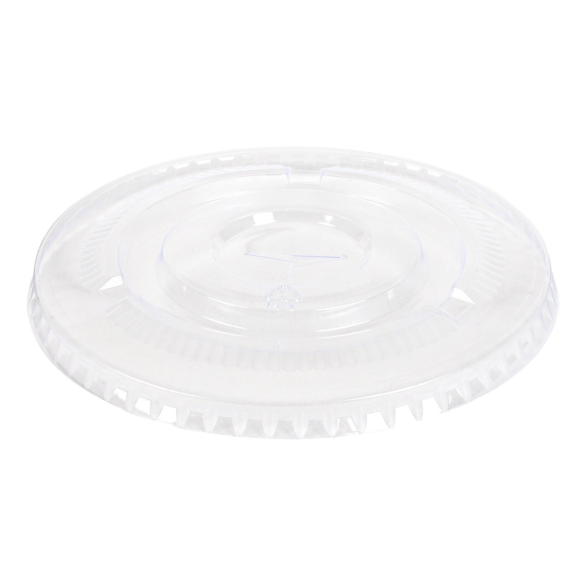 Empress Clear PET Cup Straw Slot Lid, Fits 32 oz. Cups - 50ct. 10/CS (EPETFL32)