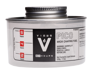Pico Views Clear Can Wick Chafing Fuel, 6 Hour - 24/CS (V620)