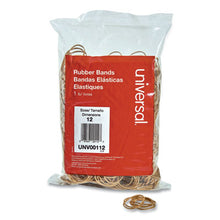 Load image into Gallery viewer, Rubber Bands, Size 12, 0.04&quot; Gauge, Beige, 1lb. Box - 2500/Pack
