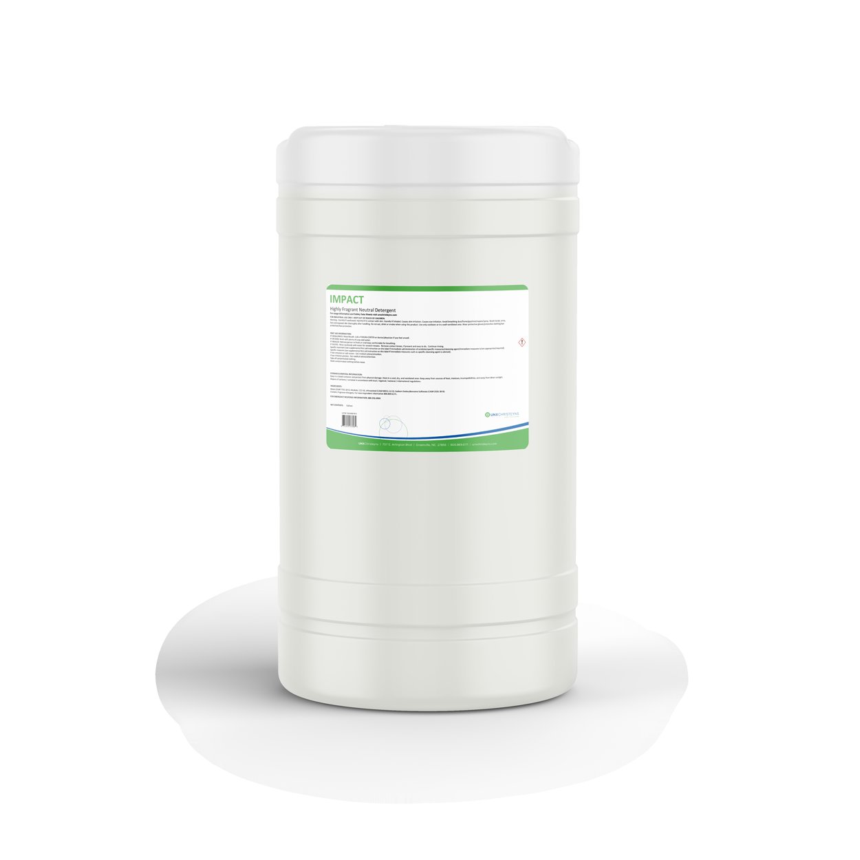 Christeyns Impact Highly Fragrant Neutral Detergent, 15 Gallon Drum