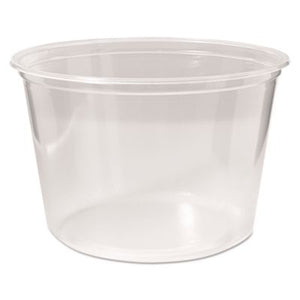 Fabri-Kal Clear Microwavable Deli Container, 16 oz. - 50ct. 10/CS (PK16C)