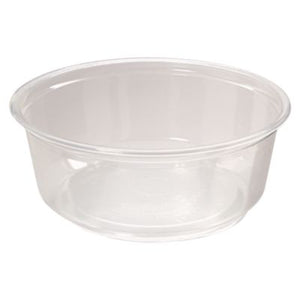 Fabri-Kal Clear Microwavable Deli Container, 8 oz. - 50ct. 10/CS (PK8SC)