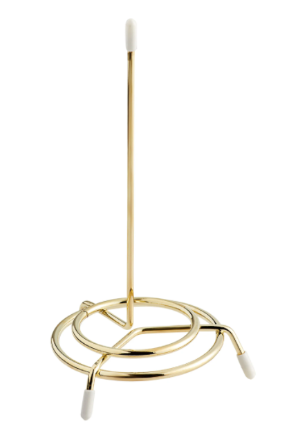 Check Spindle, Brass Plated Iron, 6 1/2