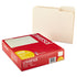 Top Tab File Folders, 1/3-Cut Tabs, Assorted, Letter Size, 0.75" Expansion, Manilla - 100/BX (12113)