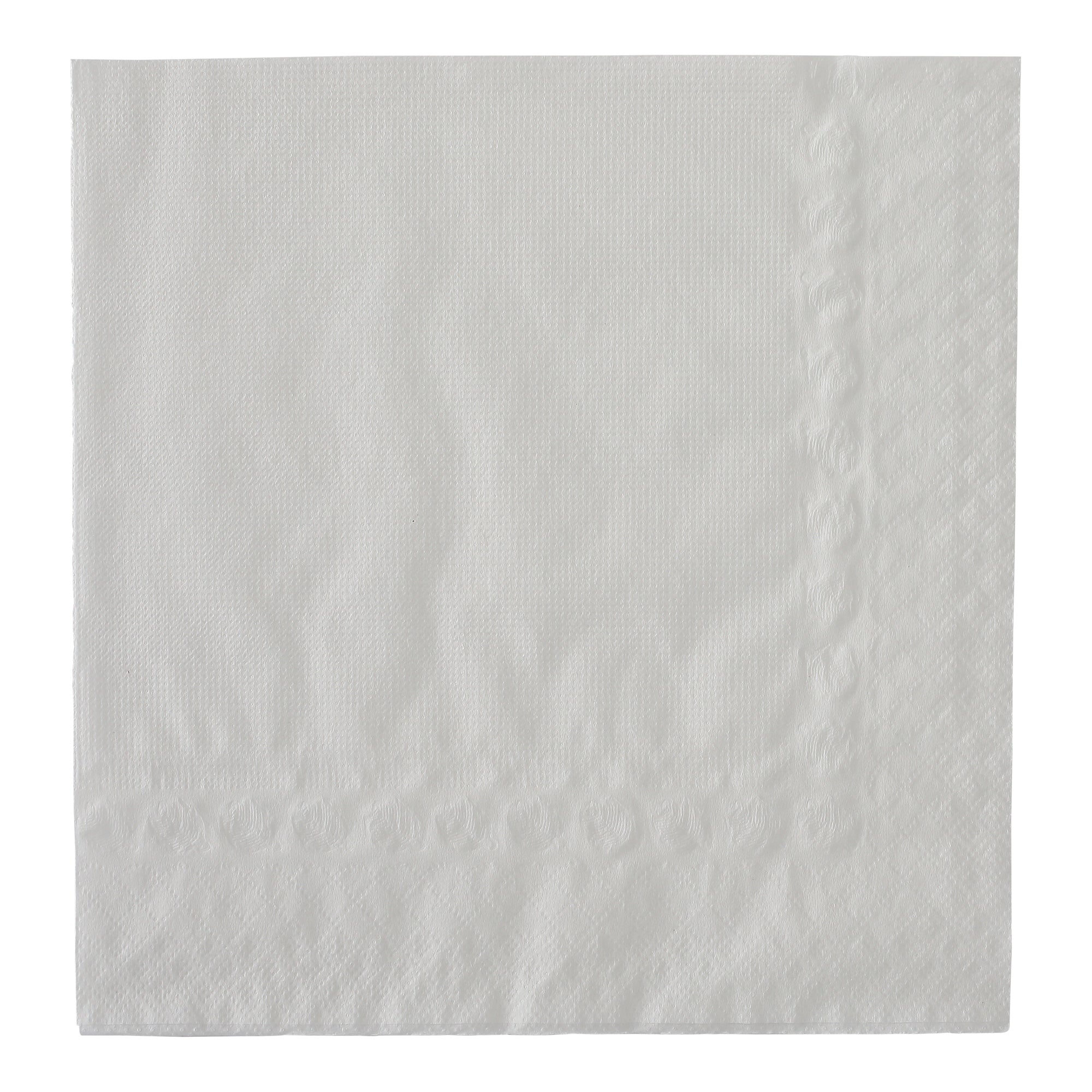 Empress Dinner Napkin, White, 1/4 Fold, 17" x 17", 1-Ply, 250ct. - 16/CS (EDN141717)