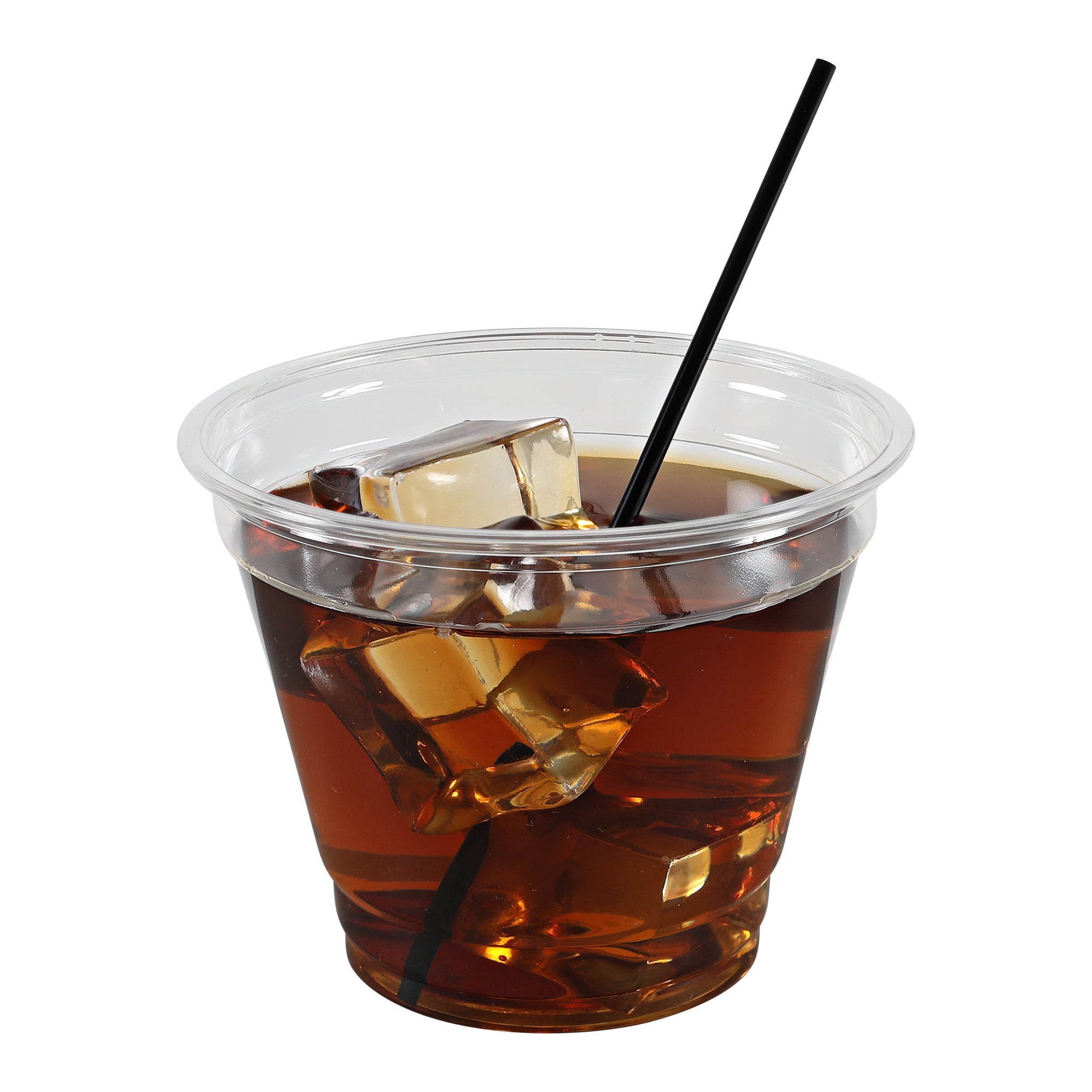 Plastic Stirrer, Unwrapped, Black, 5.25" - 1000ct. 10/CS (ECK525BK)