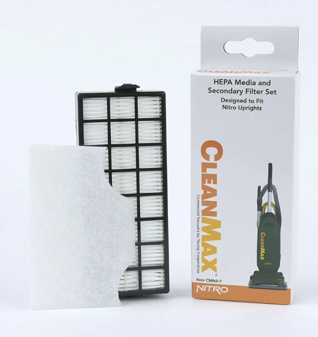 CleanMax Replacement HEPA Exhaust and Foam Secondary Filter for Nitro Vacuums (CMNR-F)