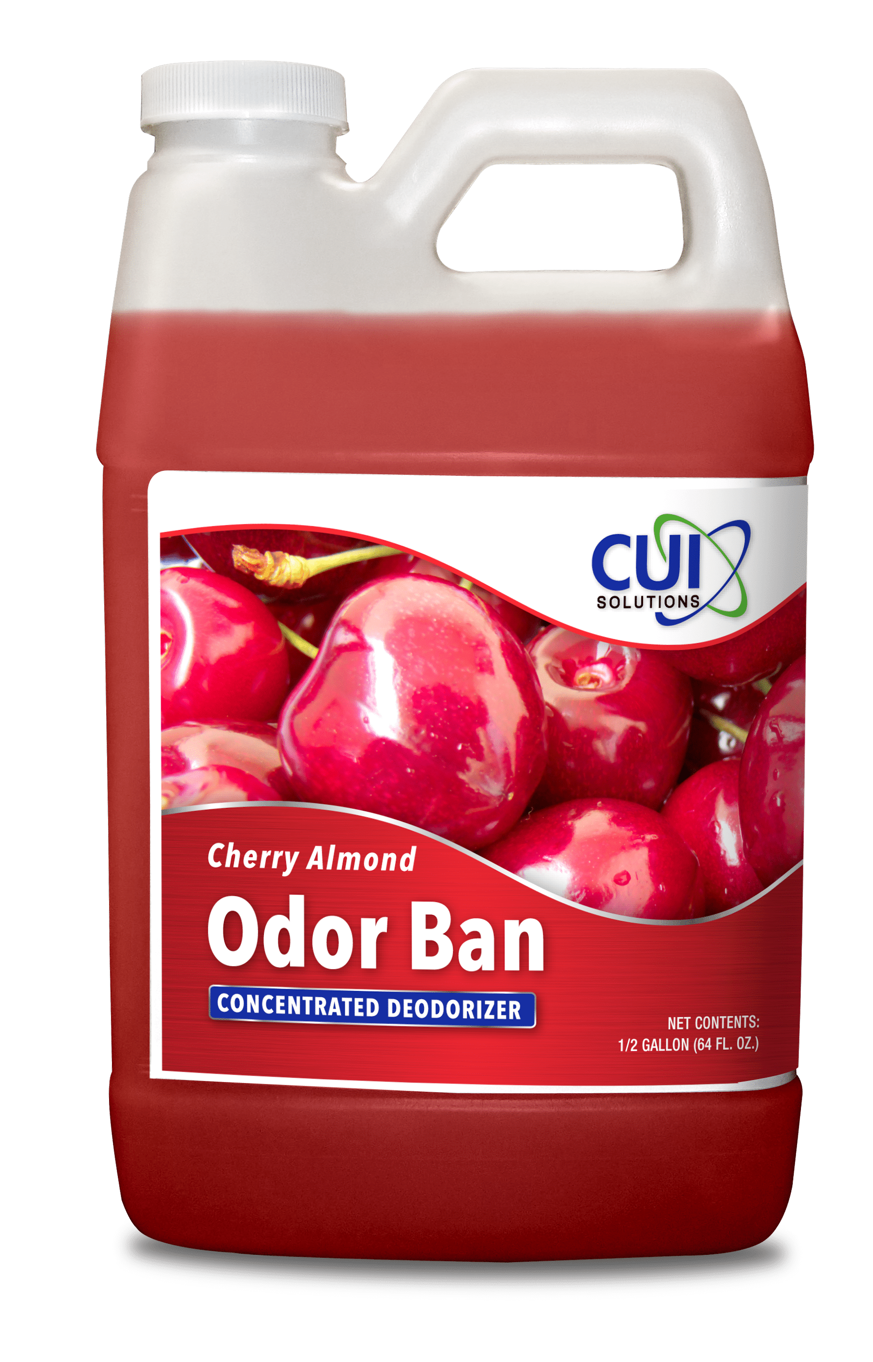 CUI Odor Ban Concentrated Deodorizer, Cherry Almond Scent, 1/2 Gallon - 4/CS (1720)
