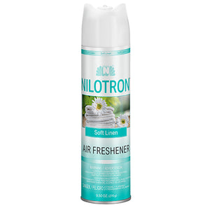 Nilotron Aerosol Odor Counteractant / Air Freshener, Soft Linen, 9.5 oz. - 12/CS (15AESL)