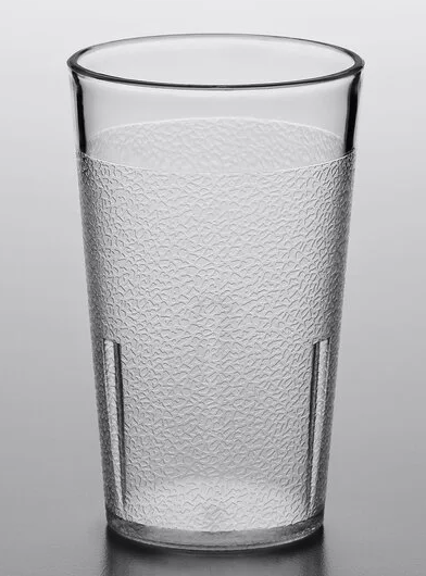 Stackable Plastic Tumbler, 5 oz., Clear - 12ct.