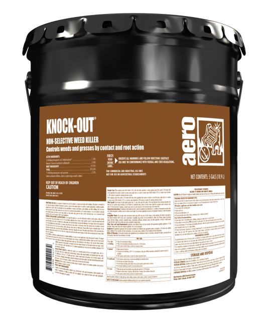 Aero Knock-Out Non-Selective Weed Killer, 5 Gallon Pail