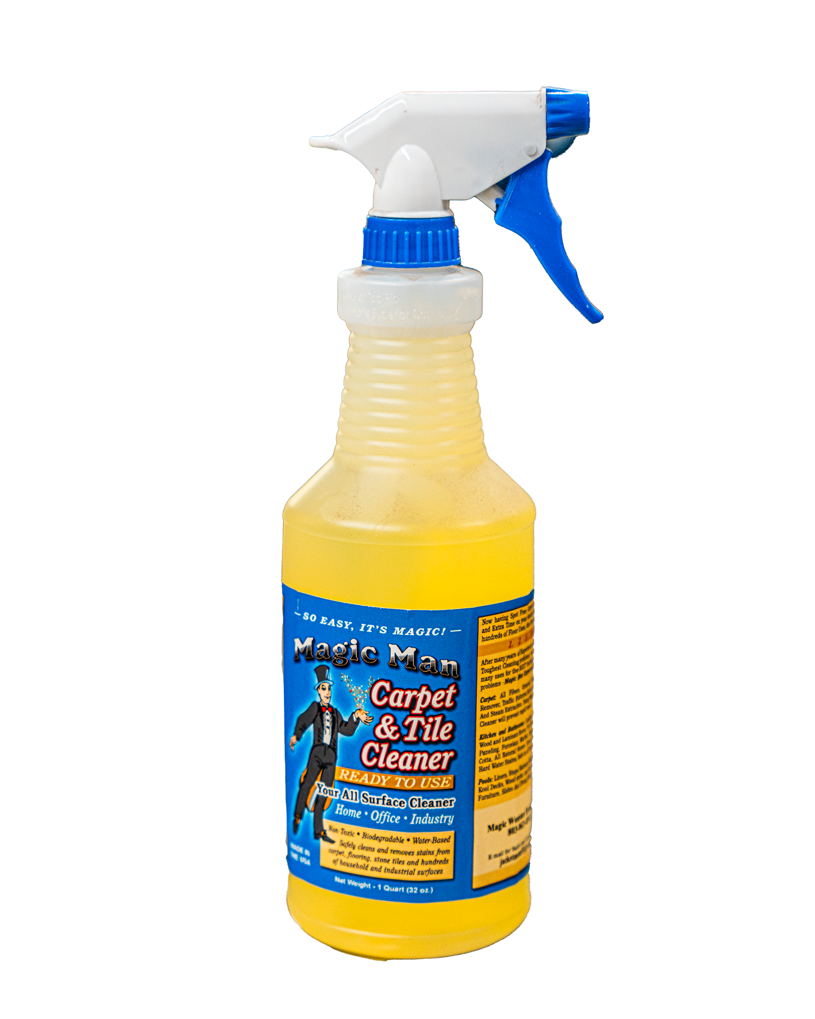 Magic Man Carpet & Tile Cleaner, 1 Quart