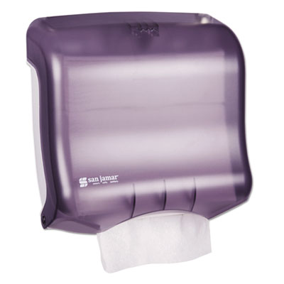 San Jamar Ultrafold Towel Dispenser, accepts any C-Fold / Multifold Towel, Black Pearl (T1750TBKRD)