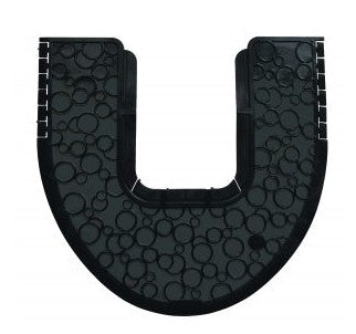 Fresh P-Shield Commode Mat, Black/Black 6/CS