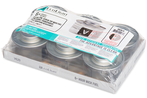 PICO Views Clear Can Wick Chafing Fuel, 6 Hour Retail Pack, 6/Pack - 48/CS (V620-R-48)