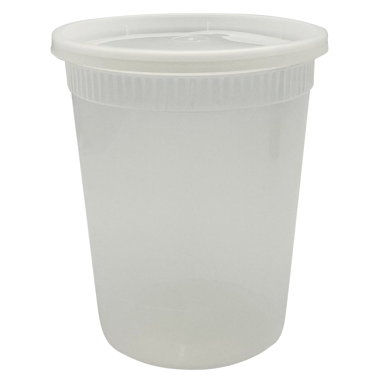 Empress Heavy Duty Microwavable Deli Container w/Lid, 32 oz., Clear - 240/CS (EHDC32C)