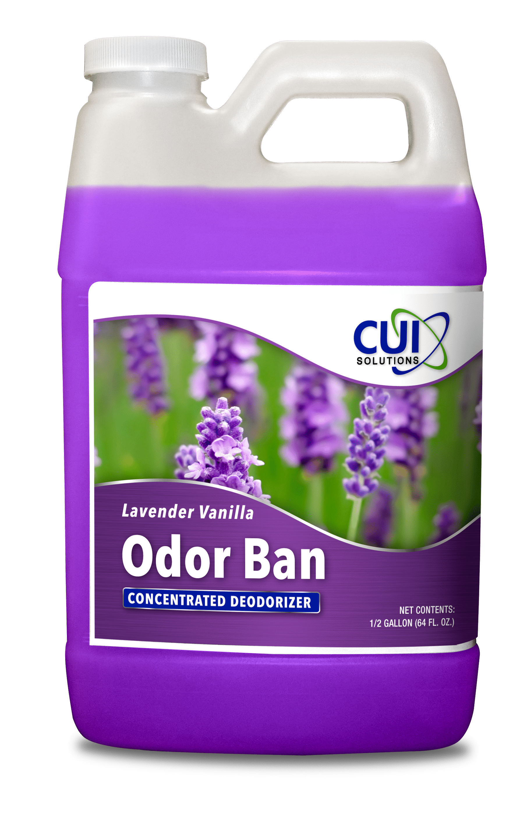 CUI Odor Ban Concentrated Deodorizer, Lavender Vanilla Scent, 1/2 Gallon - 4/CS (1750)