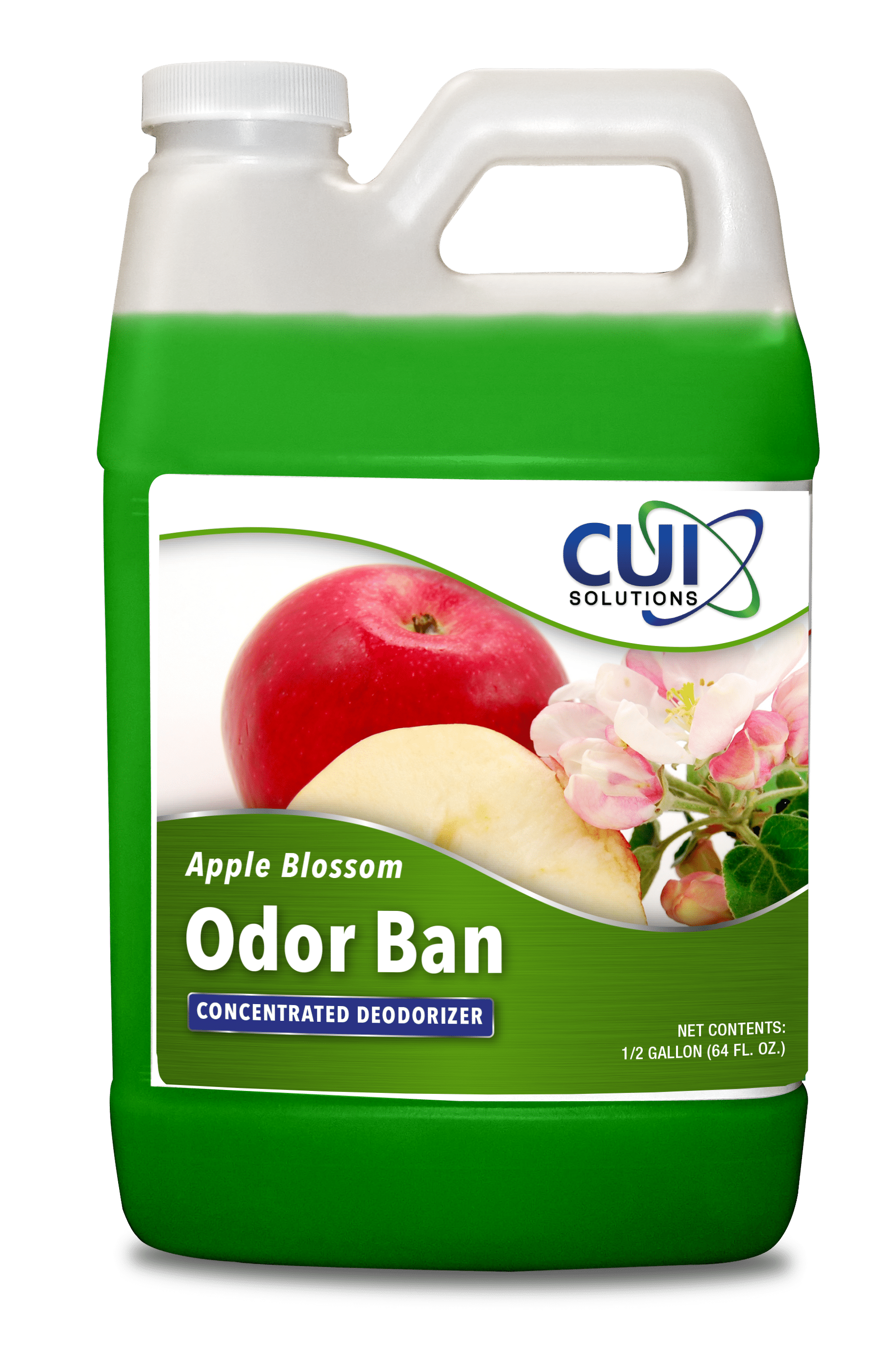 CUI Odor Ban Concentrated Deodorizer, Apple Blossom Scent, 1/2 Gallon - 4/CS (1710)