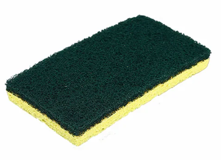 Impact Medium Duty Cellulose Scrubber Sponge, Green/Yellow 5/PK (7130P)
