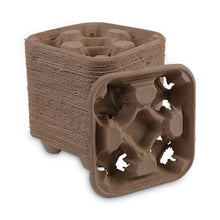 Load image into Gallery viewer, Boardwalk Cup Carrier Drink Tray, 8 oz. to 32 oz., Four Cups, Kraft - 300/CS (BWK4CUPCARRIER)
