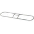 Dust Mop Frame, 72", Clip-On