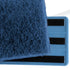 Doodlebug Utility Scrub Pad, Blue, Medium Duty, 4 1/2" x 10" x 1" - 10/CS