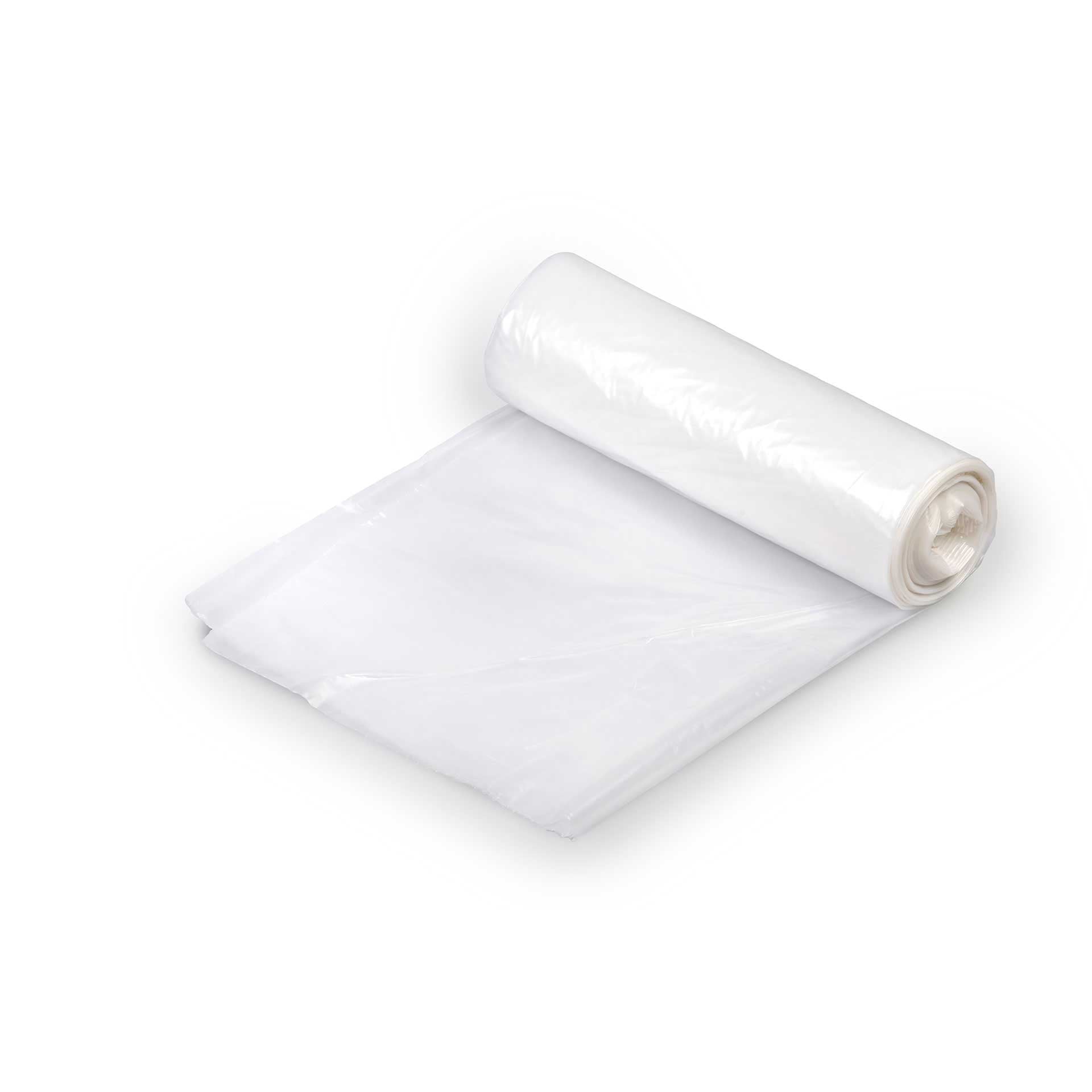 Can Liner, 24 x 24, 10 Gallon, High Density, Clear, 8 Micron - 1000/CS (MR24240MC)