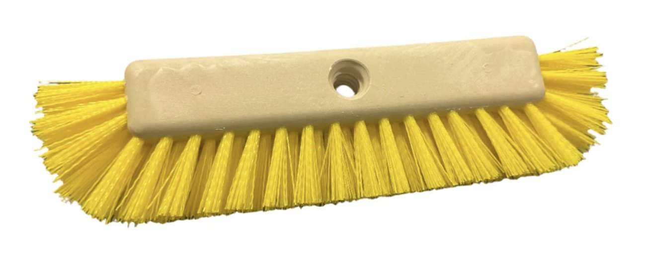 Multi-Surface Deck Brush with Side Bristles, 13" Wide (230610)
