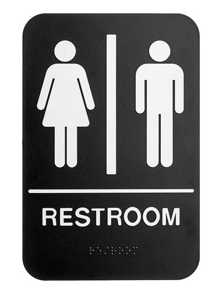 Sign, Unisex Restroom, 6