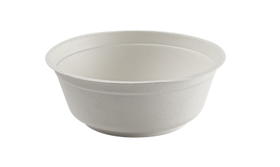 InnoPak Stalk Market Molded Fiber Bowl, 32 oz., Natural White - 50ct. 10/CS (L014)
