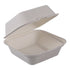 Empress Earth Hinged Lid Container, 1 Compartment, 6" x 6" x 3" - 125ct. 4/CS (EHL-66)