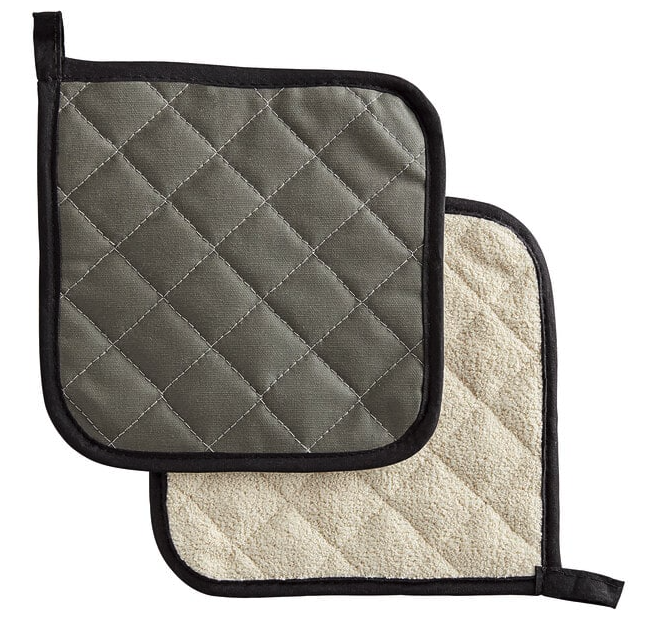 Pot Holder, Terry Cloth, Flame Retardant, 8" x 8"